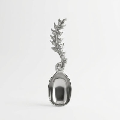 House Of Hampton® Galaviz Metallic Leaf Accent Scoop