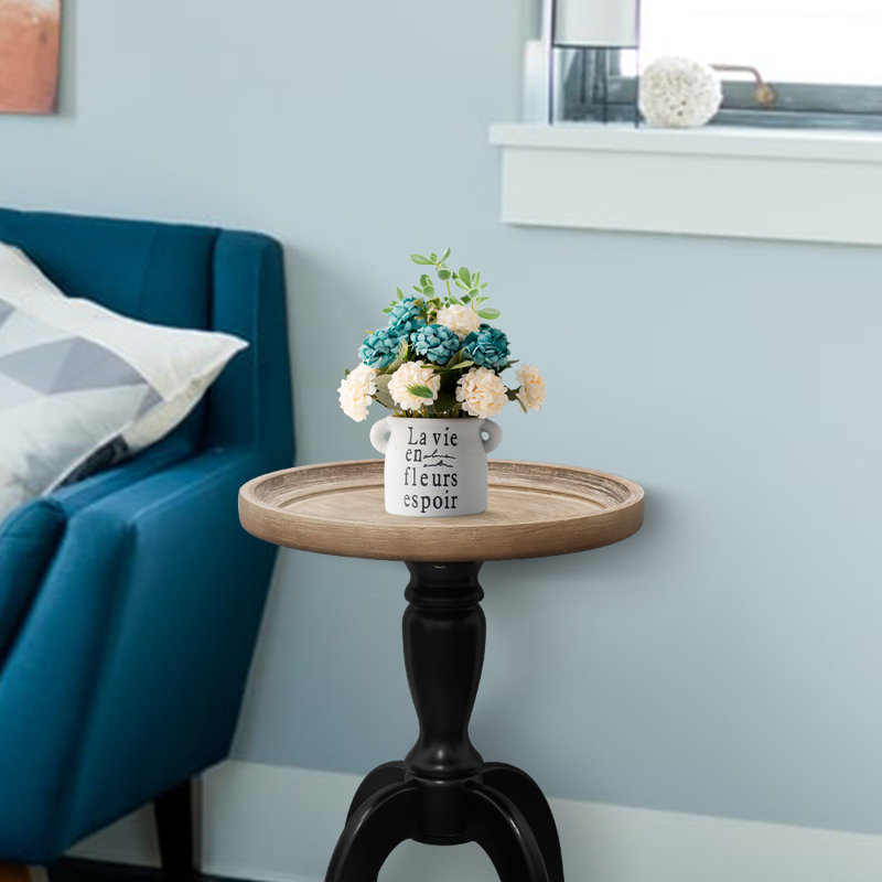 Chloe-Rose Pedestal End Table