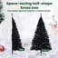 6.89' H Lighted Artificial Christmas Tree-377699512-377700429-377702780