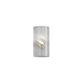 Armonia Wall Lamp 14 Fume' Rombi Matt Black Nickel E12 Ul