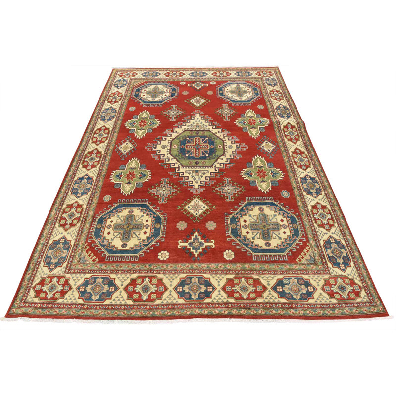 Tapis rouge unique de 8 pi 11 po x 12 pi One-of-a-Kind