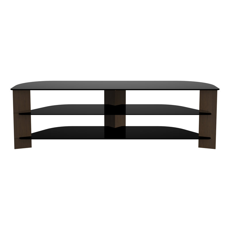 Unfinished TV Stand for TVs up to 75", Walnut