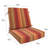 Dining Chair Cushion, 20" X 40" X 3.5", Premium Memory Foam Core With Waterfall Edge, Sunbrella Fabric, Patio Cushion For Outdoor Dining Chairs-198550345