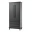 Armoire de cuisine moderne en bois 70 "avec tablettes et tiroirs Arden-117335136