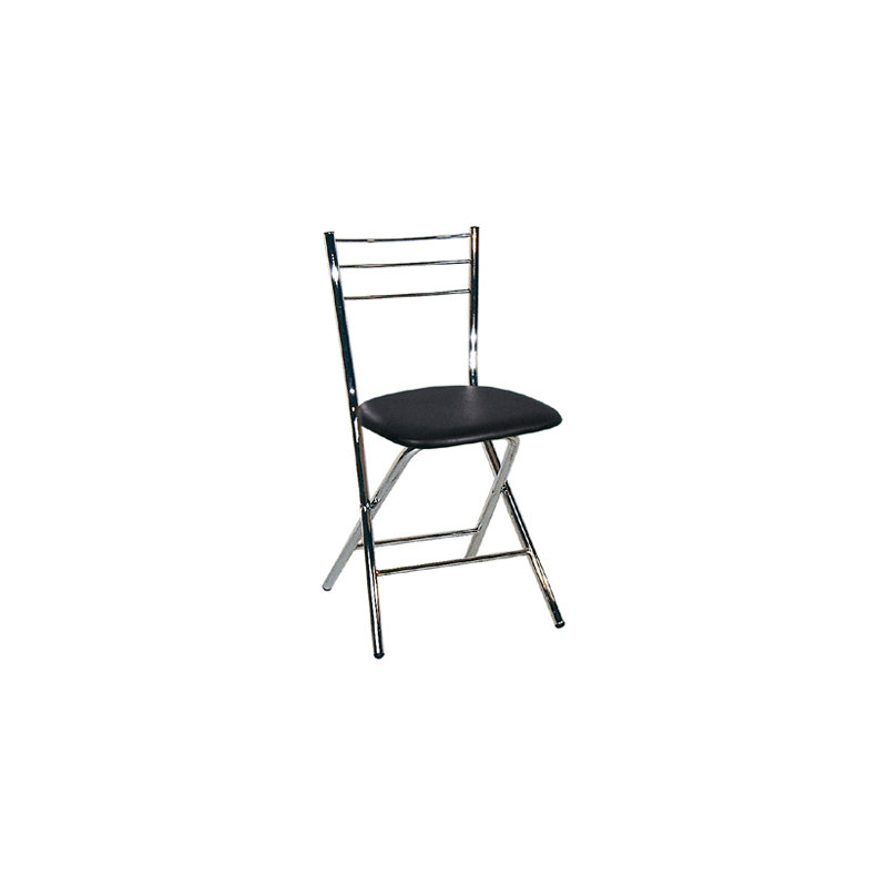 Manzi Folding Chair, Black