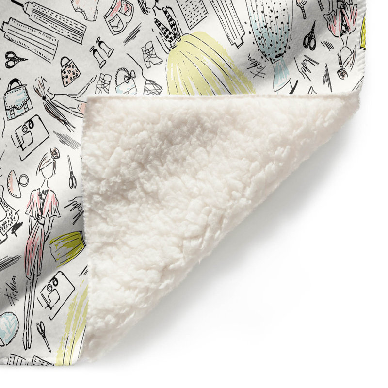  Couverture Fashionista, 51 po x 60 po