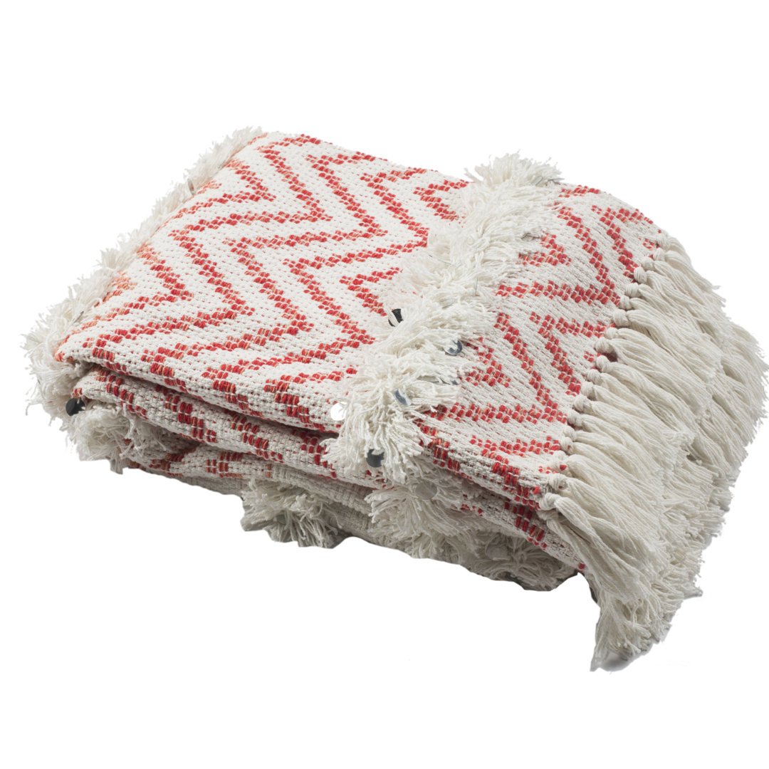 Embroidered Throw Blanket Safavieh