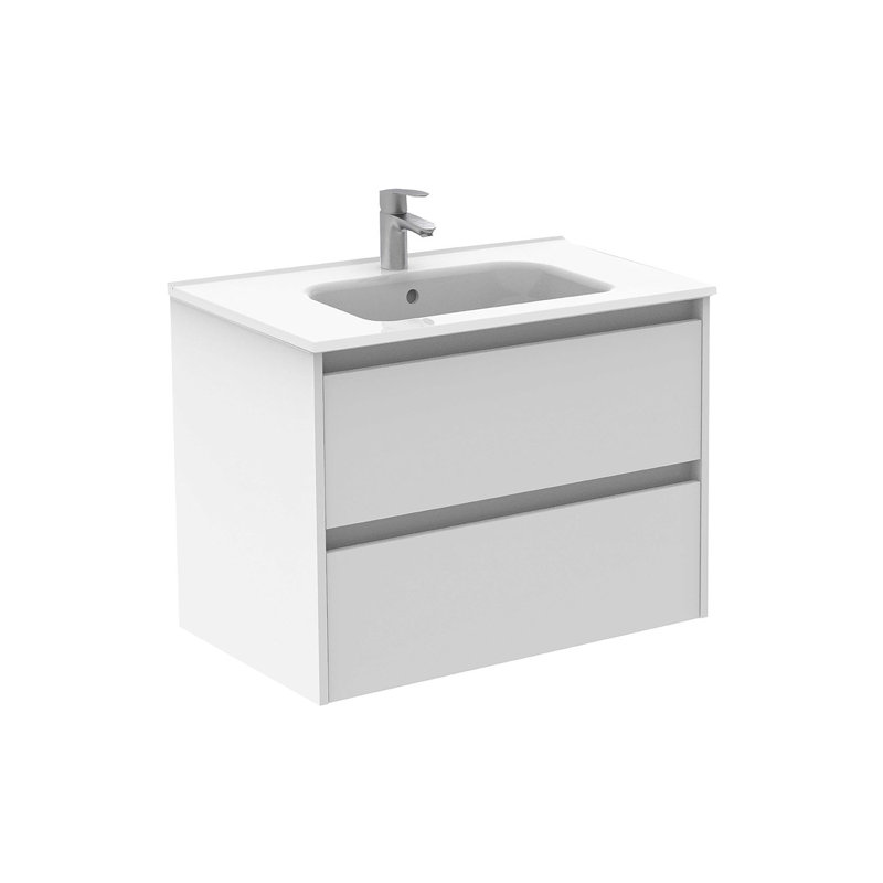 Ensemble de meuble-lavabo mural simple 32 "Mallie, Blanc