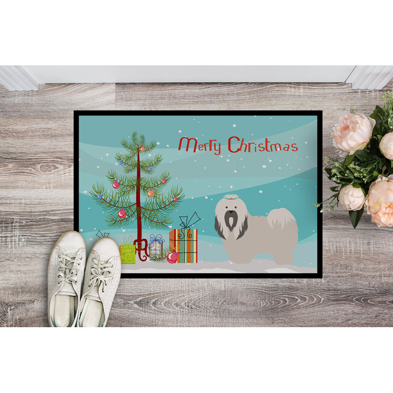 Non-Slip Christmas Outdoor Doormat, Rectangle 24" x 36"