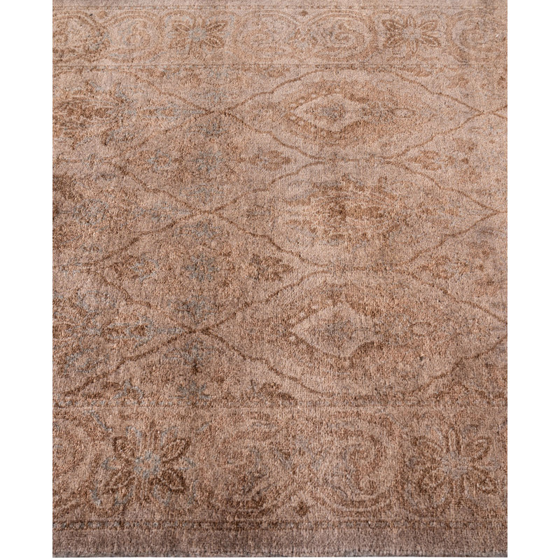 Overdyed One-of-a-Kind 2' 6" X 9' 10" Hand Knotted Area Rug