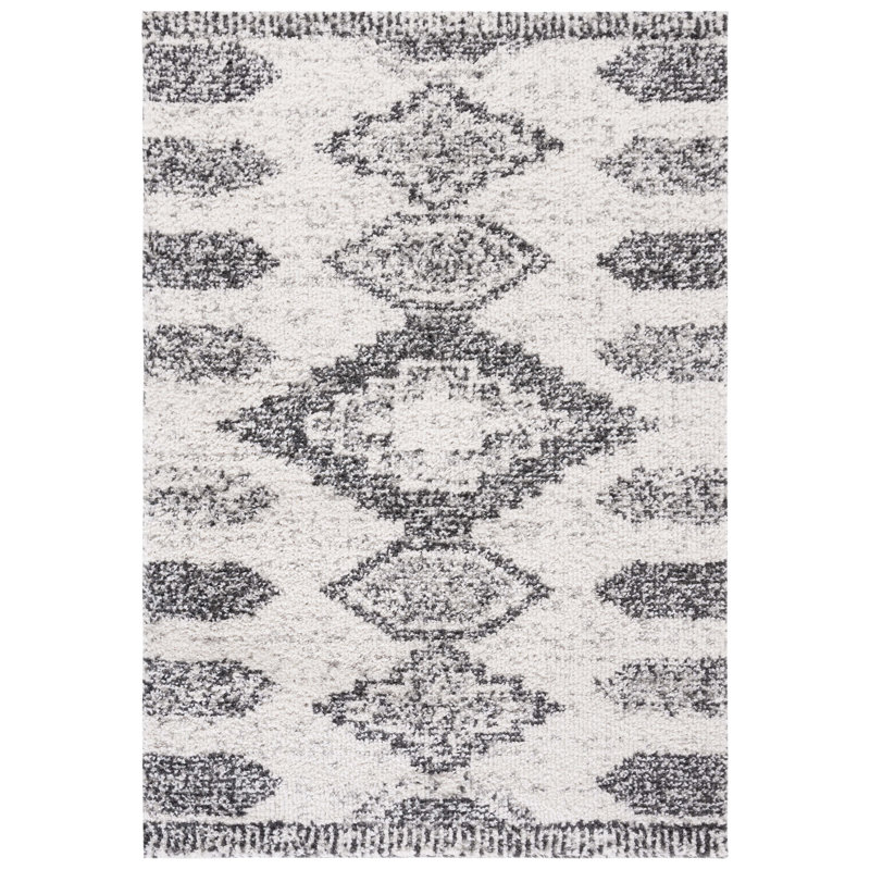 Jericho Shag Performance Geometric Rug, Rectangle 5'3" x 7'6"