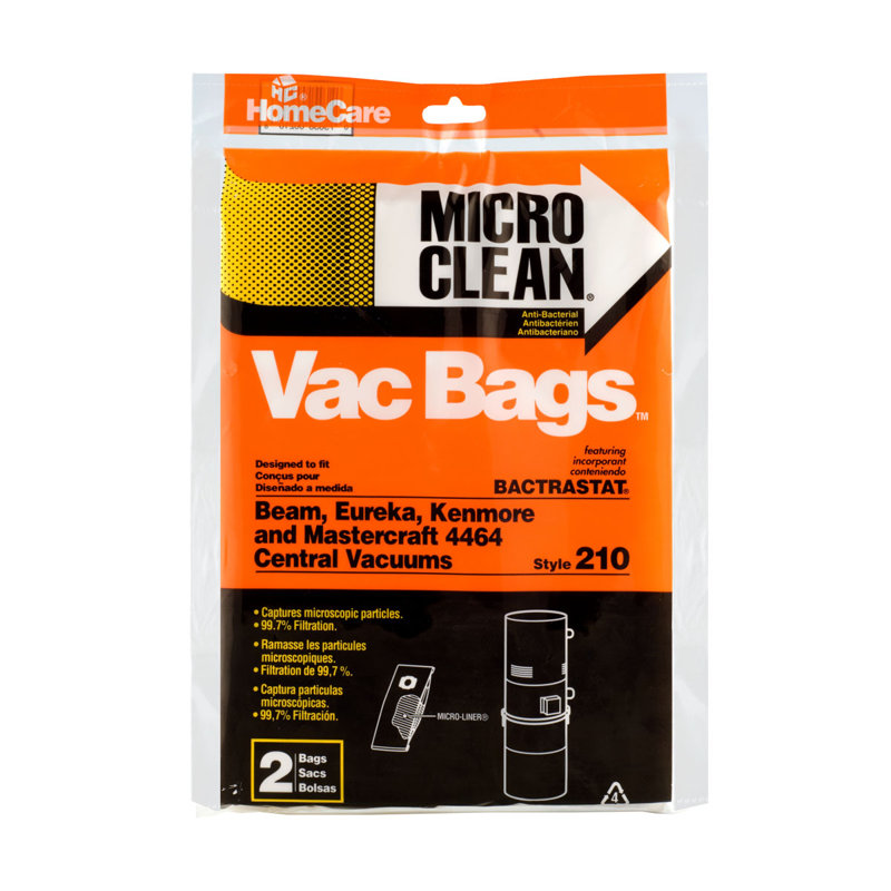 Sac de nettoyage sous vide® à micro-nettoyer réfrigérateur filterz beam central vac
