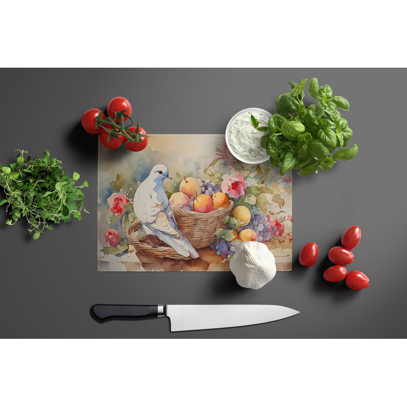 Dove Glass Cutting Board
