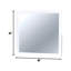 Miroir de commode mid-century modern Maspeth-335829083