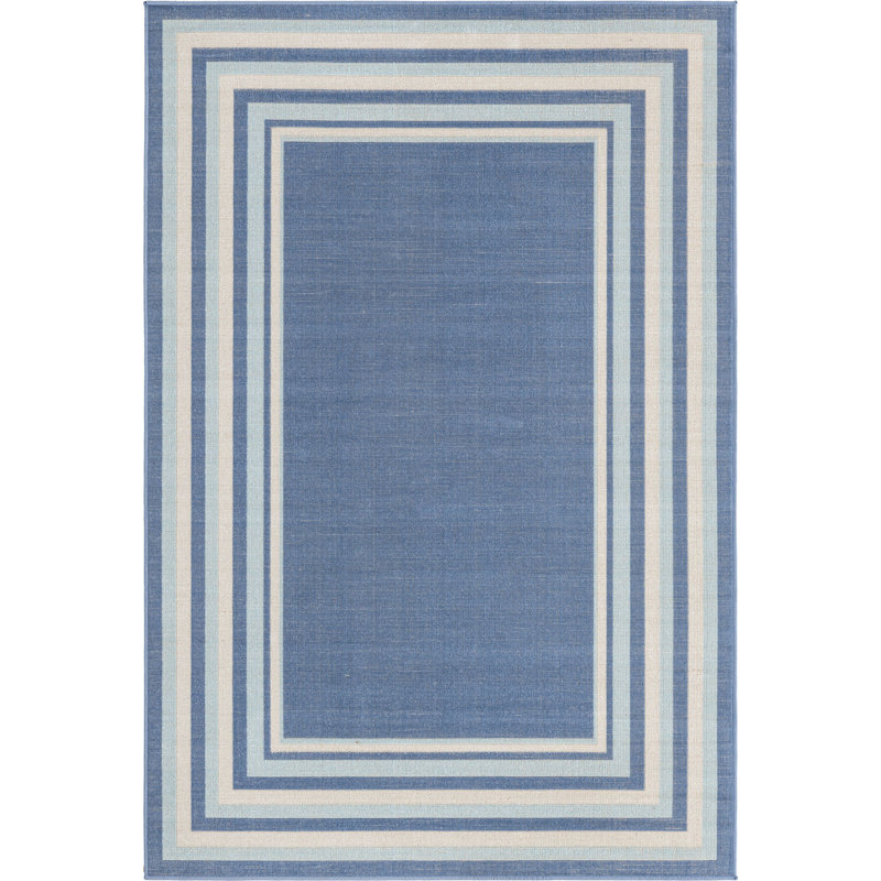 Geometric Indoor Rug, Rectangle 4' x 6'
