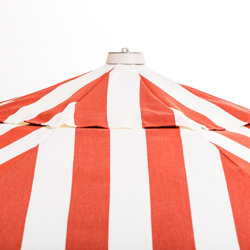 Market 84'' W Umbrella, Red/White