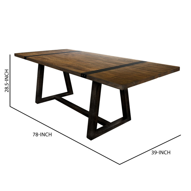Igballe Solid Wood Dining Table