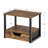 Desktop 2-tier Wooden Printer Stand Printer Table with Drawer-120146875