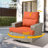 
Burcin Outdoor Rattan Woven Sofa With Luminous End Table And Swivel Chair-604153863