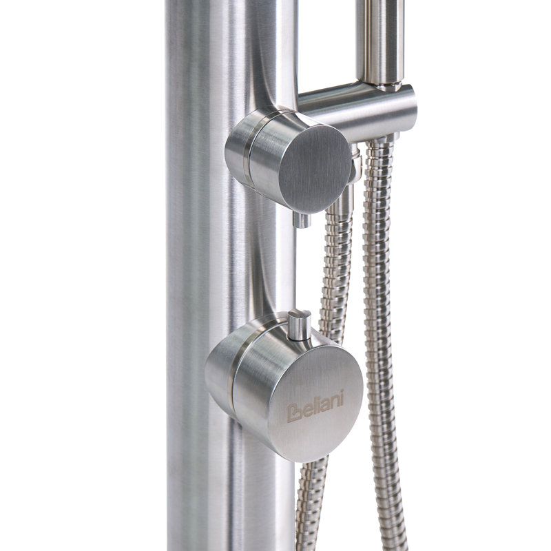 Freestanding Outdoor Shower SORAPATA Silver