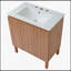Meuble-lavabo moderne 30 po avec lavabo en céramique