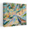 Art contemporain contemporain, paysage de chêne fantaisiste coloré abstrait