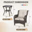 2 - Person Patio Conversation Set with Cushions-88613096
