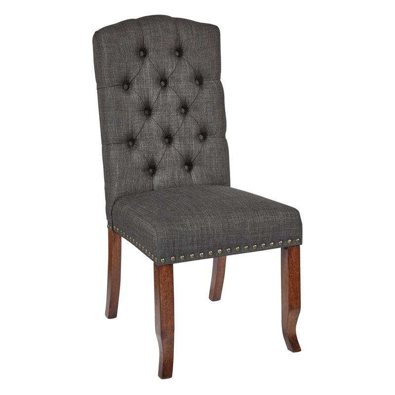 Chaise d'appoint rembourrée Burlingame, Anthracite