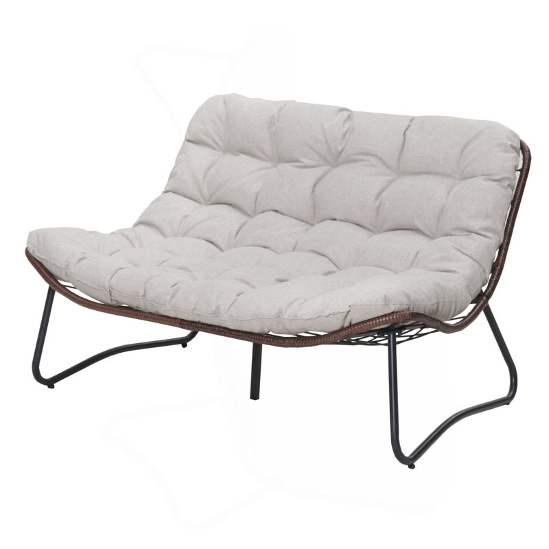 Causeuse de patio (avec chaise de patio seulement)