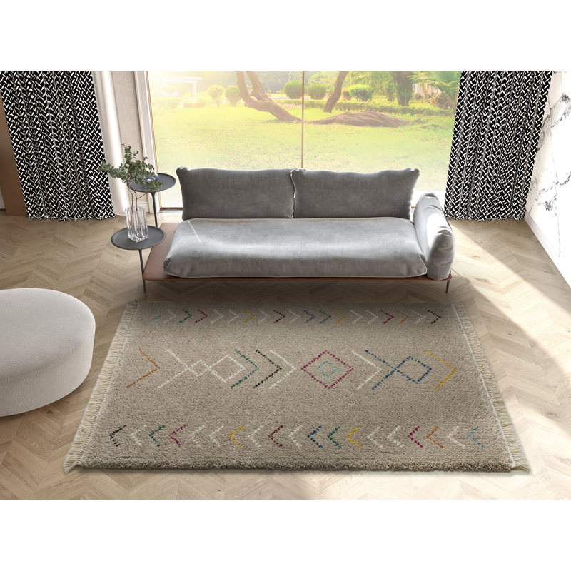 Maplecrest Geometric Area Rug, Rectangle 80 x 170cm
