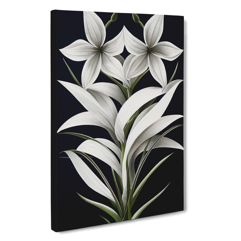 Shining Flowers - Wrapped Canvas, 50cm H x 35cm W x 3cm D