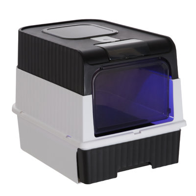 Ashwini PP Enclosed Litter Box with Scoop