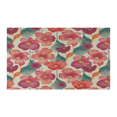 Tapis tressé Bloom Parade