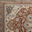 Tapis oriental en polypropylène tissé à la main en rouge / beige / gris-1258003612