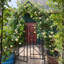 Arche de jardin en métal avec barrière W58,07 * H97,24