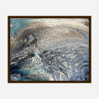 River Water Print Canvas