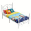 Base de lit plateforme simple avec tête et pied de lit en forme de papillon unique-37959842