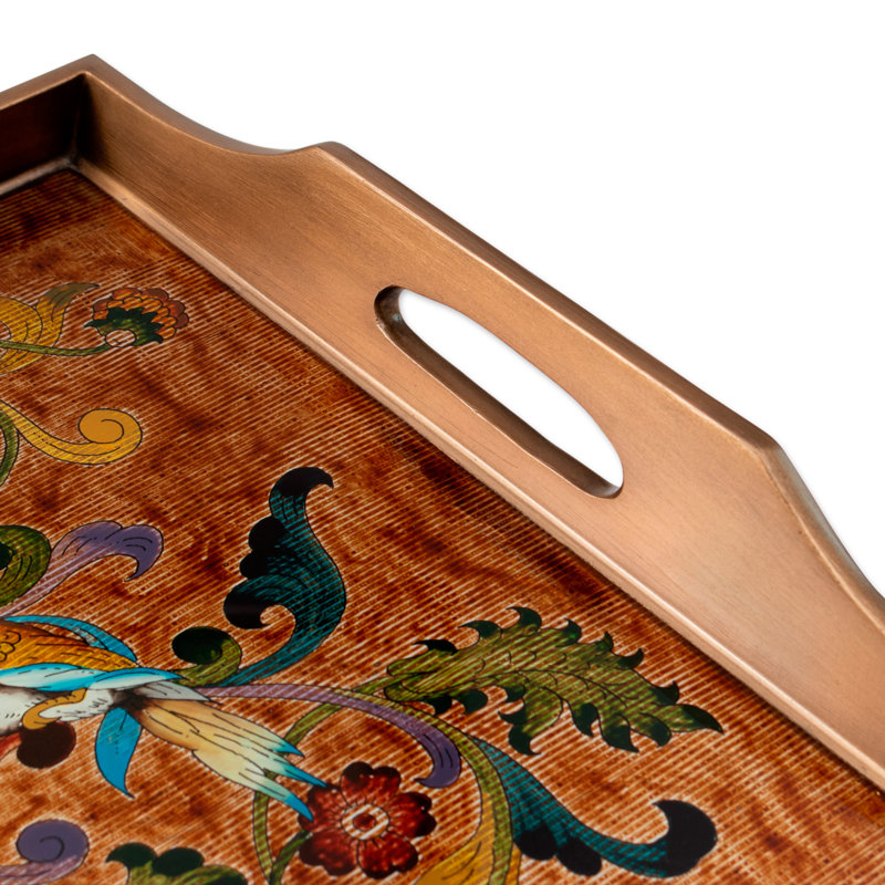 Feleshia Glass Tray