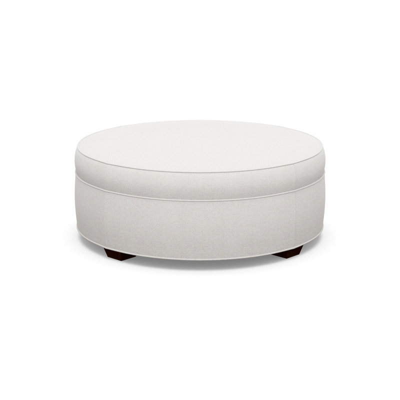 Round Ottoman, 2243-77, Walnut