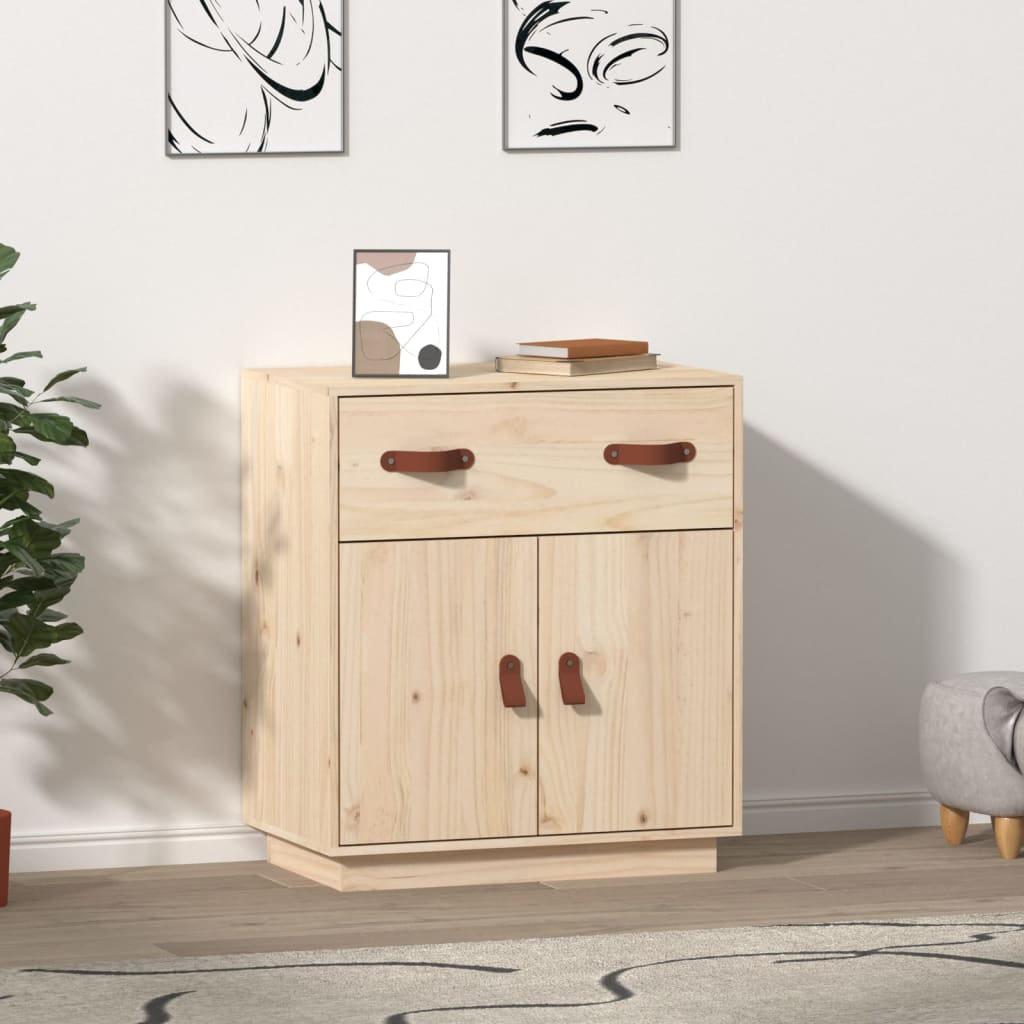 Sideboard Kayvion aus Massivholz 66 cm