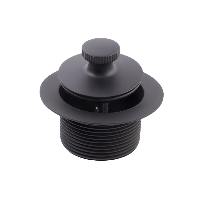 SUPPLYGIANT Lift and Turn Tub Drain Stopper, 1-1/2 Bathtub Drain Assembly, Nickel Plated Finish, Nickel Plated