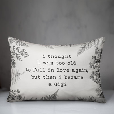Floral Throw Pillow