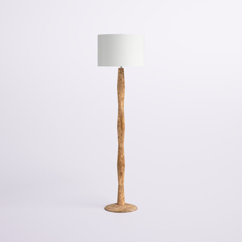 Ebron 60'' Natural Traditional Floor Lamp