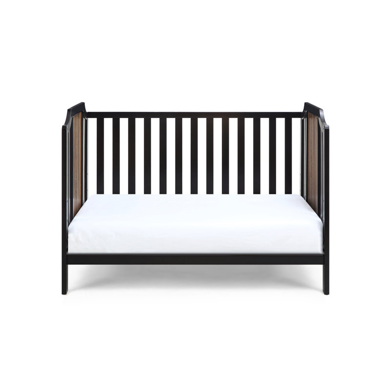 Brees Island 3In1 Convertible Crib Black/Brownstone, Black/Brown