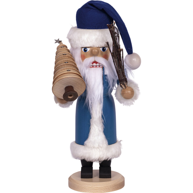 Christmas Nutcracker, Blue/White