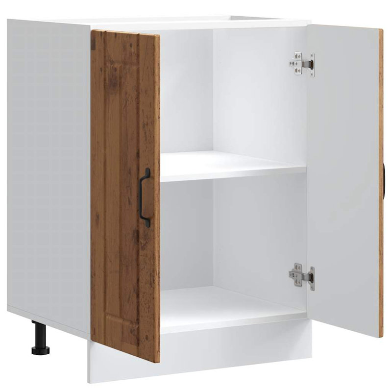 Shamisha Sink Base Cabinet, Old Wood