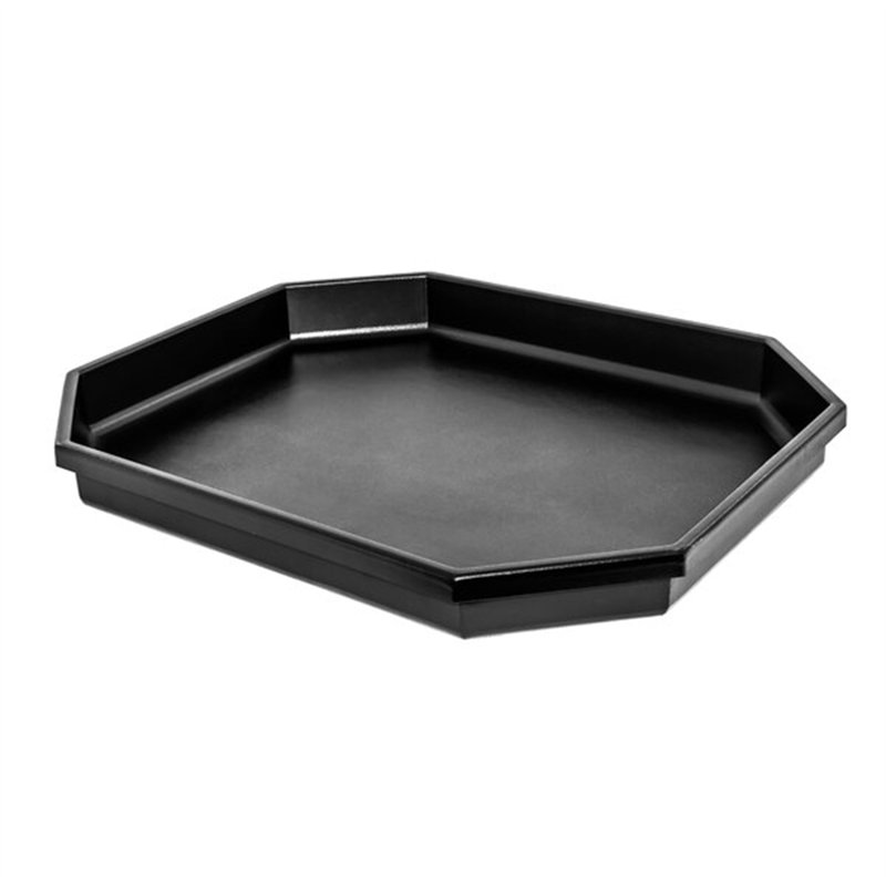 Doublure de poubelle octogonale noire Marco Company - WS-568OCT40475, H 38 po x l 44,65 po x P 4,75 po