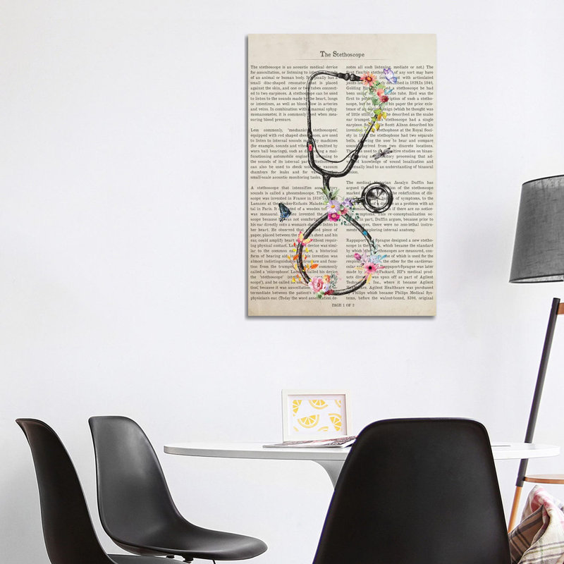 The Stethoscope by Aged Pixel - Wrapped Canvas Print, 101.6 cm H x 66.04 cm W x 3.175 cm D