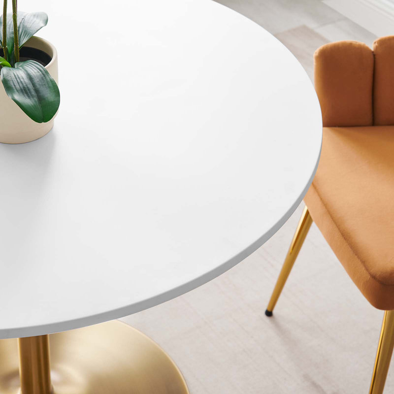 Modway Amuse 40" Dining Table, White