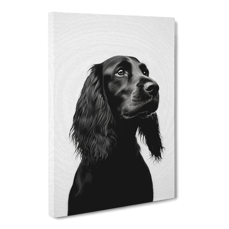 Cocker Spaniel Minimalism No.2 - Print, 60cm H x 40cm W x 3cm D